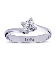 Lova F Renk 0,30 Karat Pırlanta Tektaş Yüzük - 1050081
