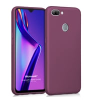 Microsonic Matte Silicone Oppo A12 Kılıf Mor