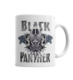 Black Panther Kupa Bardak Porselen