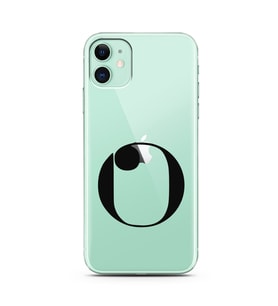 Iphone 11 Harf Tasarımlı Telefon Kılıfı O-Harfi 