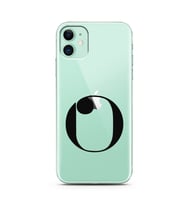 Iphone 11 Harf Tasarımlı Telefon Kılıfı O-Harfi 