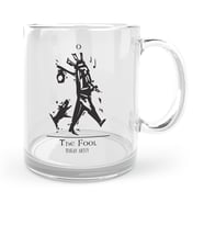 BK Gift Kişiye Özel Tarot The Fool Deli Cam Kupa Bardak