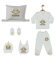 Pia Baby Gl 1920-08 İsme Özel Yastık Zıbın Set