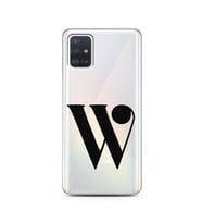 Samsung A51 Harf Tasarımlı Telefon Kılıfı W-Harfi 