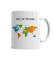 Explore The World Kupa Bardak Porselen