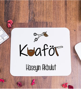 Erkek Kuaförü Mouse Pad