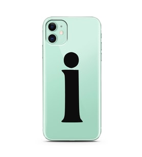 Iphone 11 Harf Tasarımlı Telefon Kılıfı İ-Harfi 