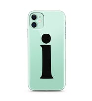 Iphone 11 Harf Tasarımlı Telefon Kılıfı İ-Harfi 