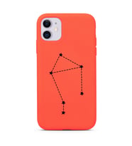 Terazi Burcu (Libra) Yıldız Haritası Tasarımlı Kılıf iPhone 11 