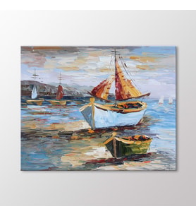 Arty Tablo Yelkenliler Tablo (Karışık)