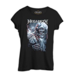 Megadeth Siyah Kadın Tshirt