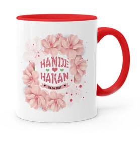 BK Gift Kişiye Özel Sevgililer Günü Temalı Kırmızı Kupa Bardak  8