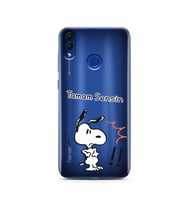 Snoopy Tasarımlı Süper Şeffaf Silikon Telefon Kılıfı Huawei Honor 8C 
