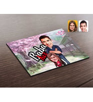 BK Gift Kişiye Özel Baba Kız Karikatürlü Ahşap Puzzle-3