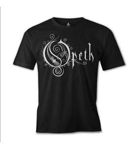 Opeth Logo Siyah Erkek Tshirt