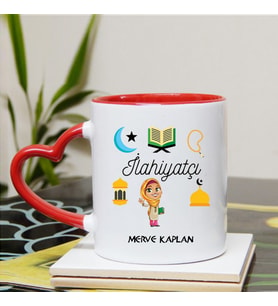 İlahiyatçı Kupa Bardağı Kalpli