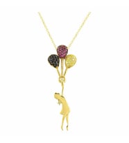 Uçan Balon Kolye 3.10 Gram 14 Ayar Altın (Sarı)