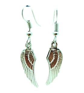 Sallantılı Kanat Küpe bck06 (Beyaz)