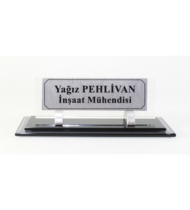 Yönetici İsimlik- Kişiye Özel Tasarım Premium Masaüstü İsimlik – Ofis Masaüstü İsimlik