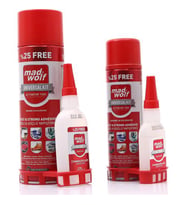 Süper Hızlı Japon Güçlü Yapıştırıcı Madwolf 2k Aktivatör 125 g 500 ml (Renksiz)