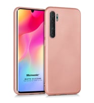 Microsonic Matte Silicone Xiaomi Mi Note 10 Lite Kılıf Rose Gold