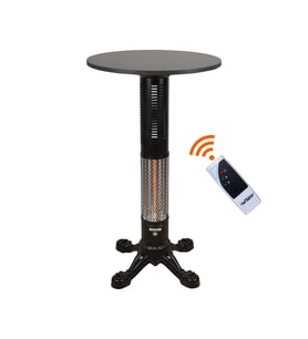 HOTTABLE TEKNO PUB PLUS 2000 WATT UZAKTAN KUMANDALI ISI KADEMELİ ISITICILI BAR/BISTRO MASA