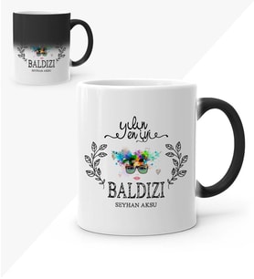 BK Gift Kişiye Özel Yılın En İyi Baldızı Sihirli Kupa Bardak