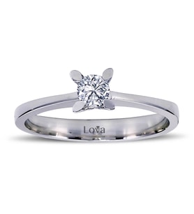 Lova F Renk 0,24 Karat Pırlanta Tektaş Yüzük - 1050042