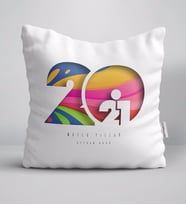 BK Gift Kişiye Özel 2024 Mutlu Yıllar Beyaz Yastık-11