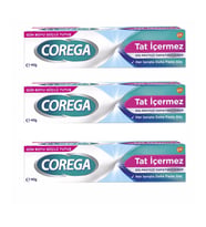 Corega Diş Protezi Yapıştırıcı Krem Tat İçermez 40 gr 3 Adet