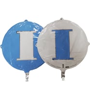 FOLYO BALON HARF I AÇIK MAVİ-BEYAZ 18''