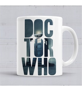 Doctor Who Tardis Kupa Bardak  Porselen