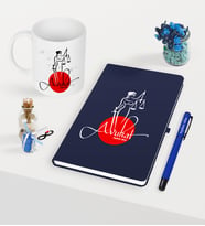 BK Gift Kişiye Özel Avukat Temalı Lacivert Defter Kalem Kupa Seti - 11 (Model 1)