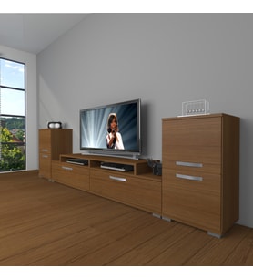 Decoraktiv Ekoflex On2 Slm Tv Ünitesi Tv Sehpası (Ceviz)
