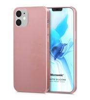 Microsonic Matte Silicone Apple iPhone 12 Mini Kılıf Rose Gold