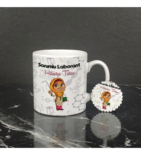 Sorumlu Laborant Kupa Bardak ve Anahtarlık Set