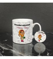 Sorumlu Laborant Kupa Bardak ve Anahtarlık Set