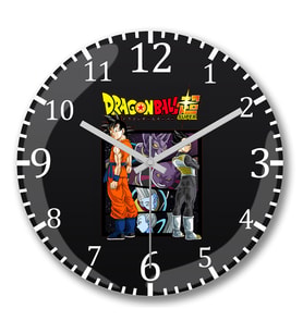 Dragon Ball Duvar Saati Bombeli Gercek Cam