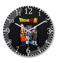 Dragon Ball Duvar Saati Bombeli Gercek Cam