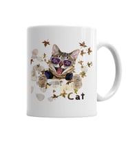 Cat Kedi Kupa Bardak Porselen