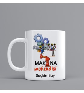 Makina Mühendisiİçin Hediye Kupa Bardak Kişiye Özel Hediye Z78