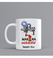 Makina Mühendisiİçin Hediye Kupa Bardak Kişiye Özel Hediye Z78