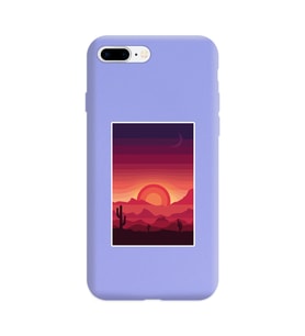 Mor Lansman Kılıf iPhone 8 Plus