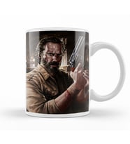 The Walking Dead Rick Çizim Kupa Bardak Porselen