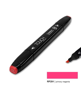 TOUCH TWIN MARKER RP291 PRIMARY MAGENTA 
