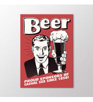 Arty Tablo Beer Proud Sponsor Tablo (Karışık)