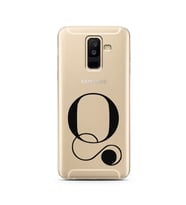 Samsung A6 Plus Harf Tasarımlı Telefon Kılıfı Q-Harfi 