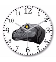 Jurassic Park Amber Eye  Duvar Saati Bombeli Gercek Cam
