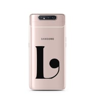 Samsung A80 Harf Tasarımlı Telefon Kılıfı L-Harfi 