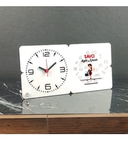 Savcı Ahşap Masa Saati 001
